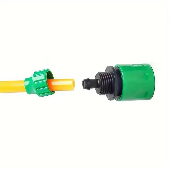 Raccordement à l'eau pour jardin - Raccord rapide en plastique pour tuyau 8/11 mm