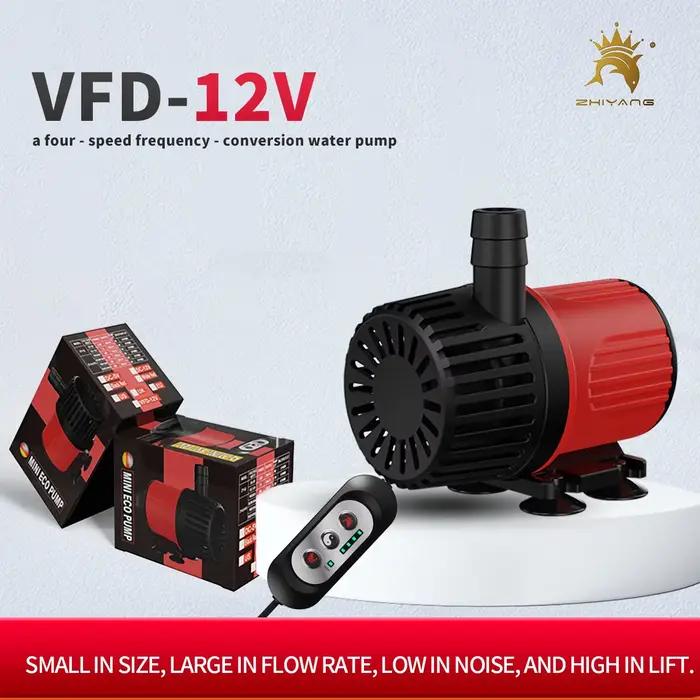Mini pompe à eau silencieuse SubSN DC, débit mis à jour, 450L, H, aquarium