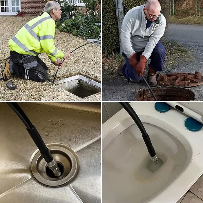 Tuyau de nettoyage d'eau de vidange d'égout de 20m