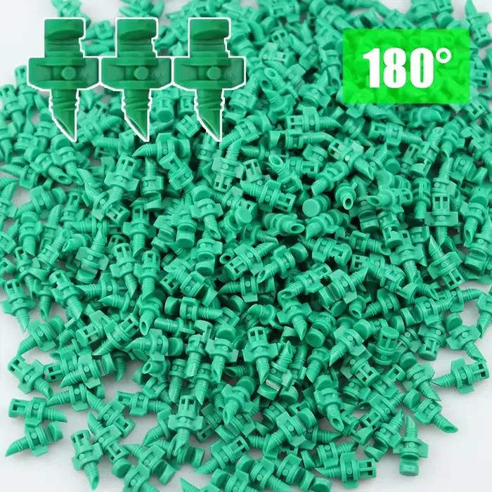 50 pièces Micro jardin pelouse pulvérisation d'eau buse de brumisation arroseur Irrigation 180 ° 360 °