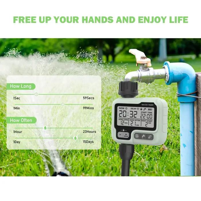 322 automatique minuterie d'eau jardin numérique Machine d'irrigation arroseur Intelligent utilisé en plein air pour