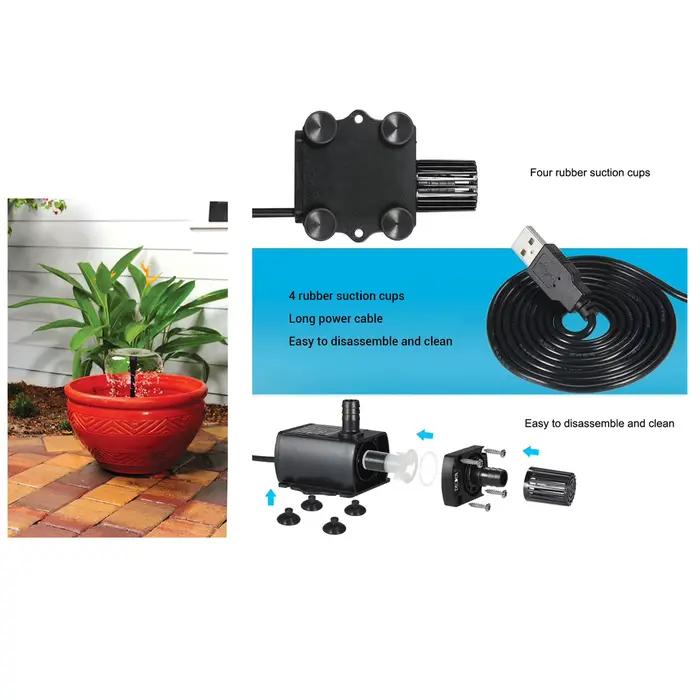 Petite pompe de fontaine Submersible 4.8W IP68