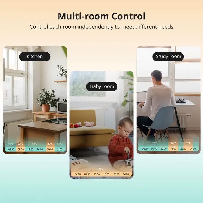 SONOFF TRVZB vanne de radiateur thermostatique intelligente TRV Zigbee Thermostat actionneur température chauffage contrôle prise en charge Alexa ZHA 2mqtt