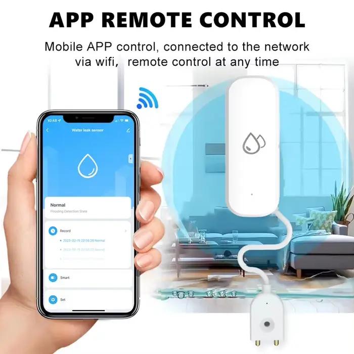 Détecteur de fuite d'eau WiFi Tuya