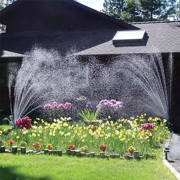 Arroseur automatique multi-têtes à 360 degrés pour jardin