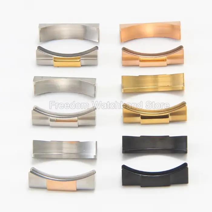 Bracelet de montre léger en acier inoxydable, Interface spéciale, ajustement de précision, résistant à l'oxydation, lien d'extrémité 20 21 pour Rolex Yacht-Master