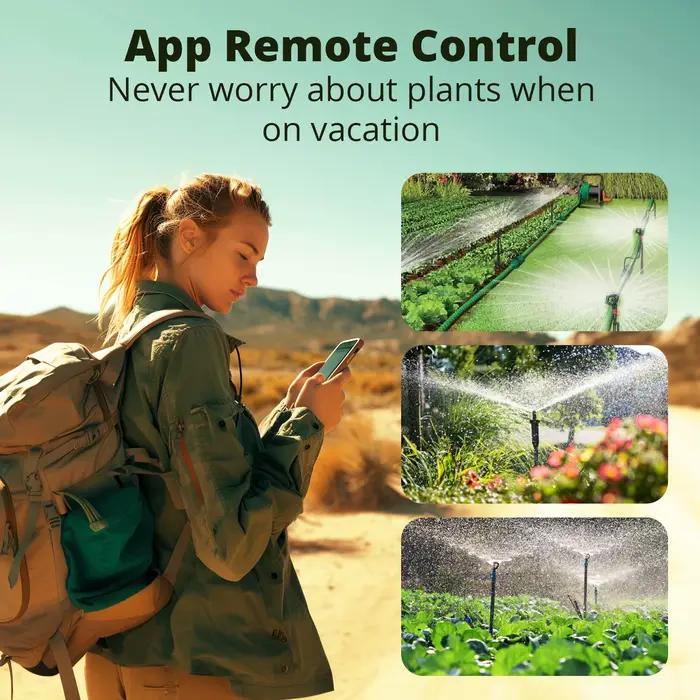 SONOFF SWV vanne d'eau Zigbee robinet contrôleur d'irrigation intelligent système minuterie App commande vocale Via Alexa Google ZHA Ewelink