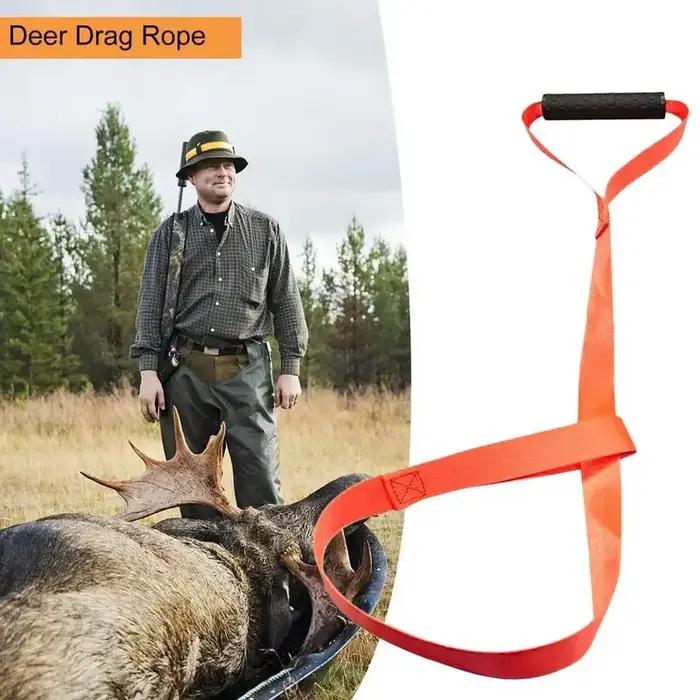 Ceinture de chasse pour cerf SFP durable avec poignée, extracteur portable, ULà nervures de traînée, bande polyvalente pour ferme extérieure