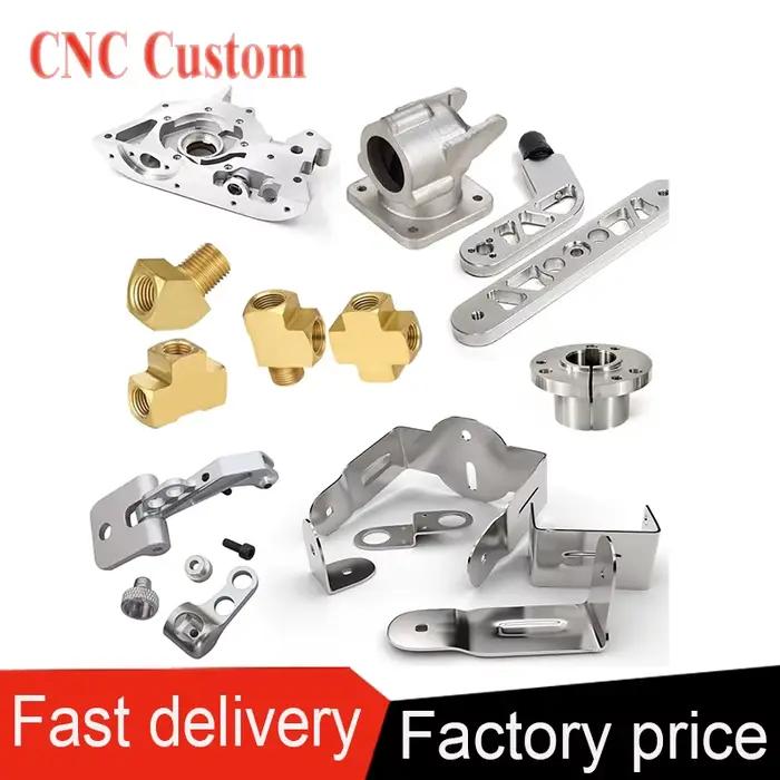 Service d'usinage CNC de pièces métalliques de machines industrielles de précision faite sur commande de pièces en aluminium d'usinage CNC de qualité supérieure