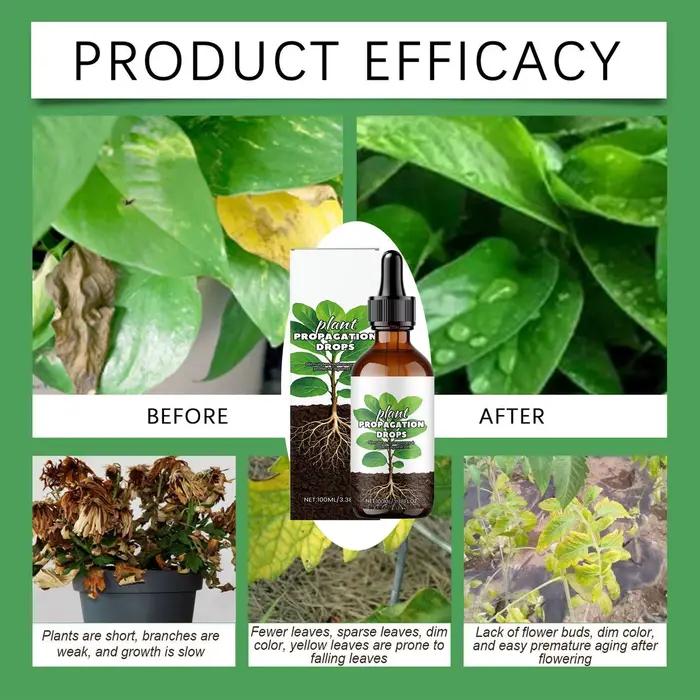 Stimulant de racines pour plantes saines et fortes jardinage intérieur extérieur propagation d'eau système de racines plus saines croissance prolongée revitalisation feuilles jaunies design ergonomique application précise sans gaspillage