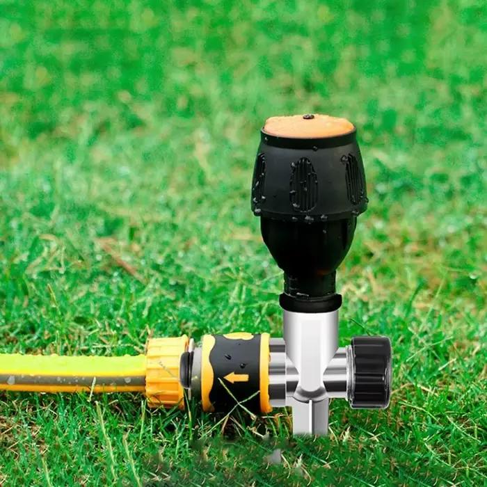 Arroseur à bras oscillant en alliage 360° pour jardin et pelouse kit d'arrosage automatique sans produits chimiques pour aménagement paysager et irrigation agricole