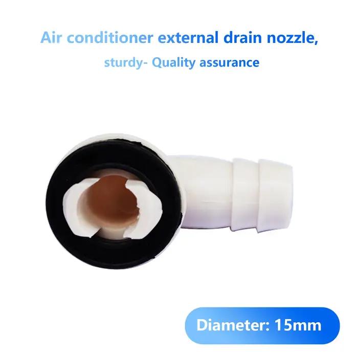 Connecteur de sortie de drain d'angle droit pour climatiseur