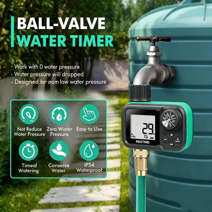 Programmateur d'arrosage intelligent pour jardin à basse pression