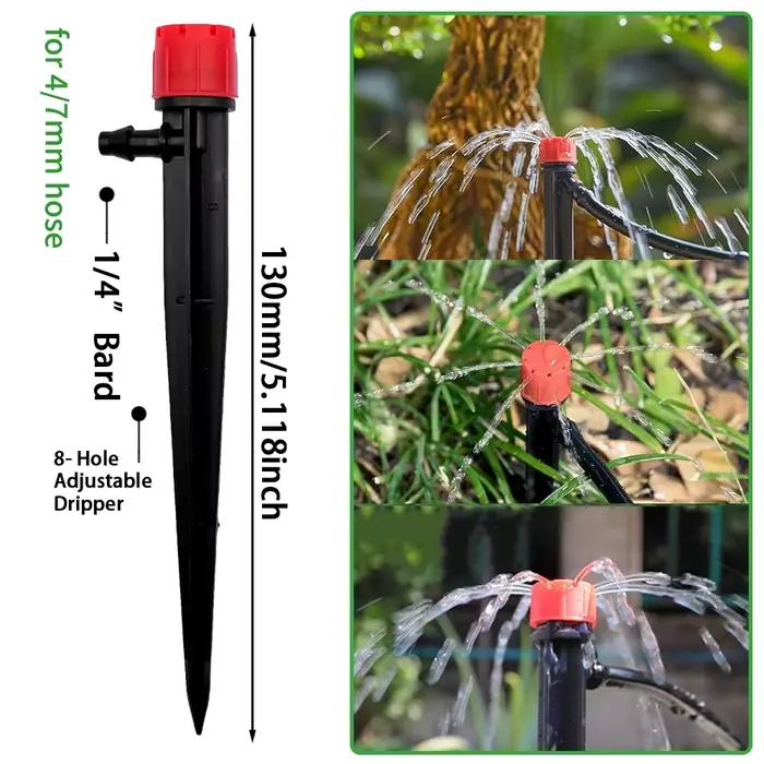 Kit de système d'arrosage automatique d'irrigation goutte-à-goutte de jardin