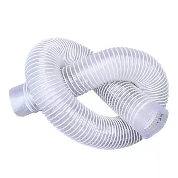 1 mètre de diamètre intérieur 30/40/50/60/70mm blanc Transparent PVC Tube poussière aspiration vide fumée tuyau