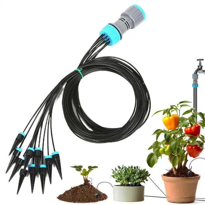 Kit d'irrigation goutte à goutte avec 10 têtes d'irrigation