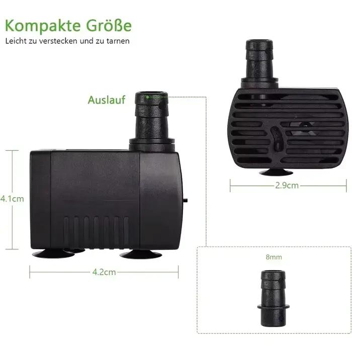 Nouveau 3/5/10/15/25W EU220v US110V pompe à eau Submersible pour jardins aquatiques systèmes hydroponiques Aquarium fontaines de table Pon