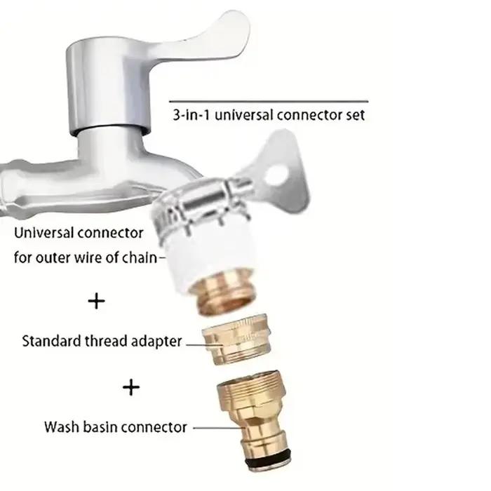 Adaptateur universel pour tuyau d'arrosage