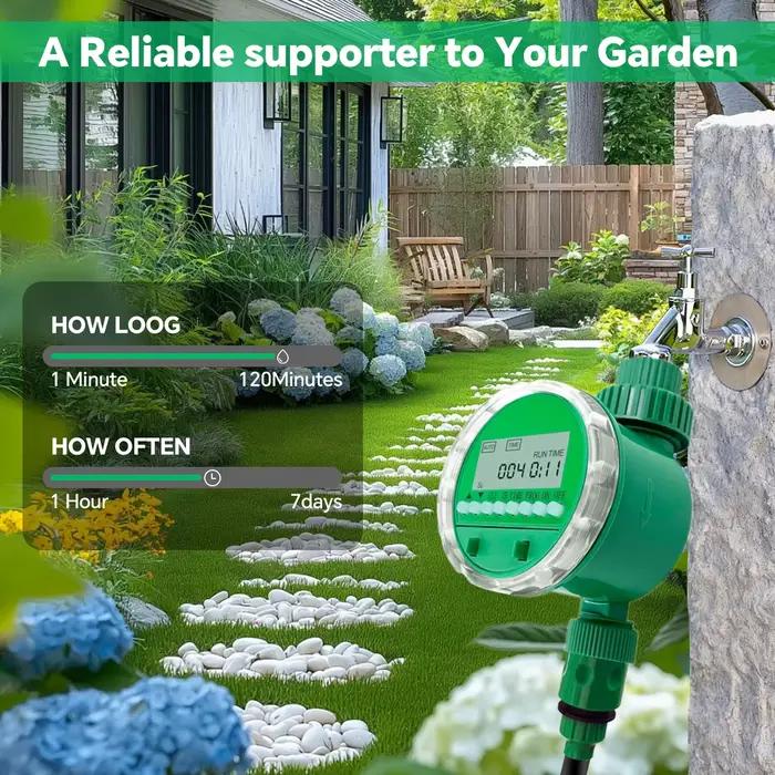 Programmateur d'arrosage automatique pour tuyau d'arrosage de jardin