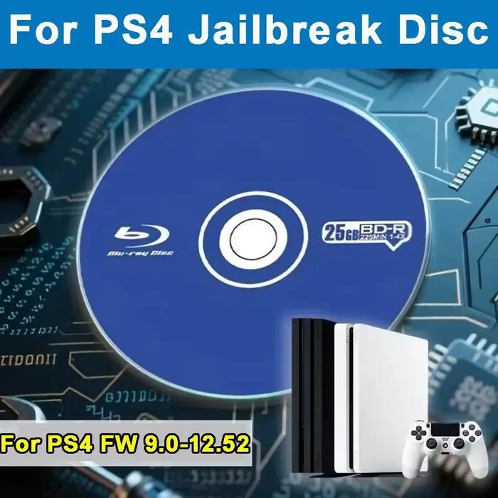 Pour le micrologiciel 9.0-12.52 disque BD-JB aucun PC nécessaire 1 clic démarrage tout-en-un Jailbreak disque jeu de brassage à domicile jeux de sauvegarde pour PS4