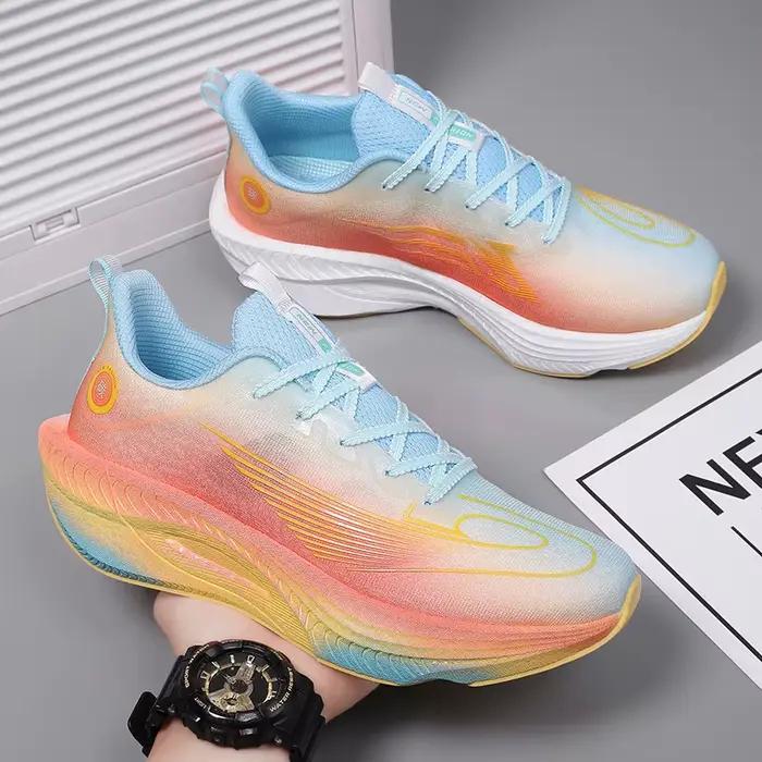 Chaussures de course professionnelles pour marathon, légères, respirantes, amortissantes, anti-chocs, antidérapantes, pour hommes et femmes