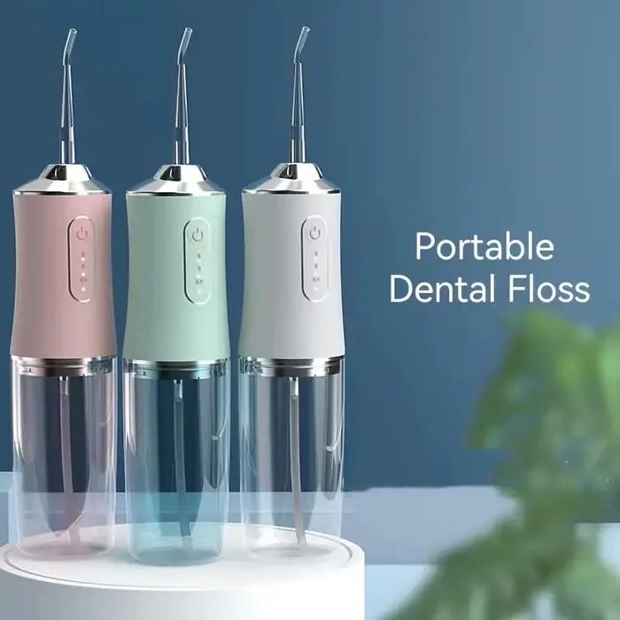 Irrigateur buccal Portable, Machine à laver la bouche, nettoyage interdentaire, USB, hydropulseur dentaire