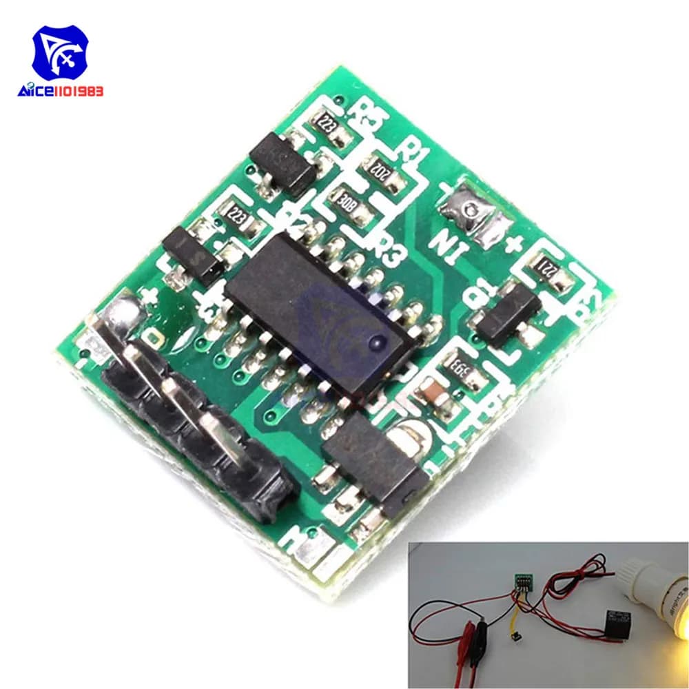 Diymore-Carte contrôleur de commutateur de minuterie DIP réglable, lampe à LED, 10 secondes-24 heure
