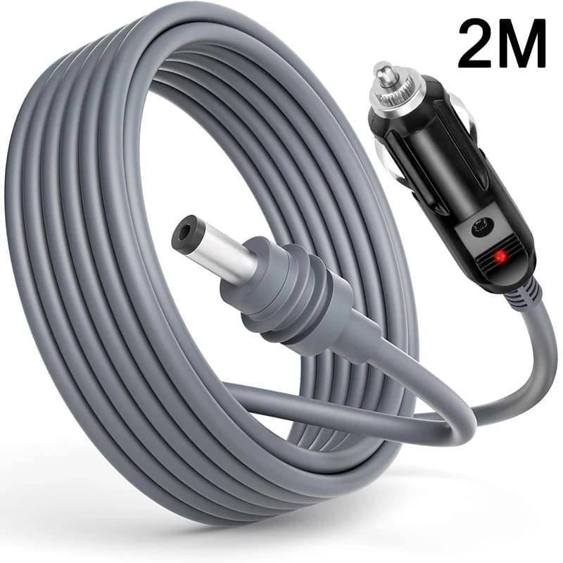 16FT/5M pour Starlink Mini câble d'alimentation cc Direct au Cigaretter 12V - 24V adaptateur câble d