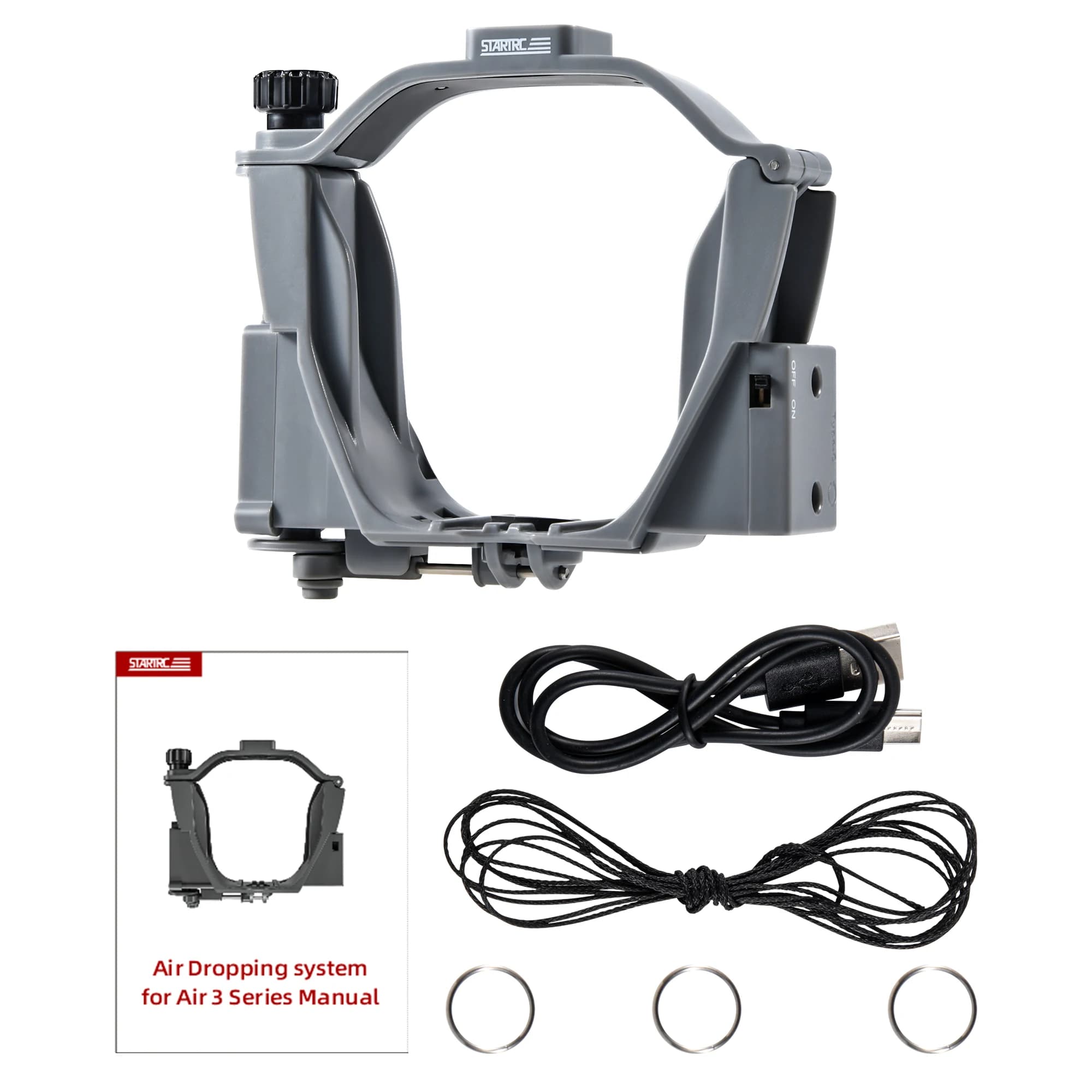 Système de largage aérien STARTRC pour DJI AIR 3, dispositif de largage/transport de charge utile po