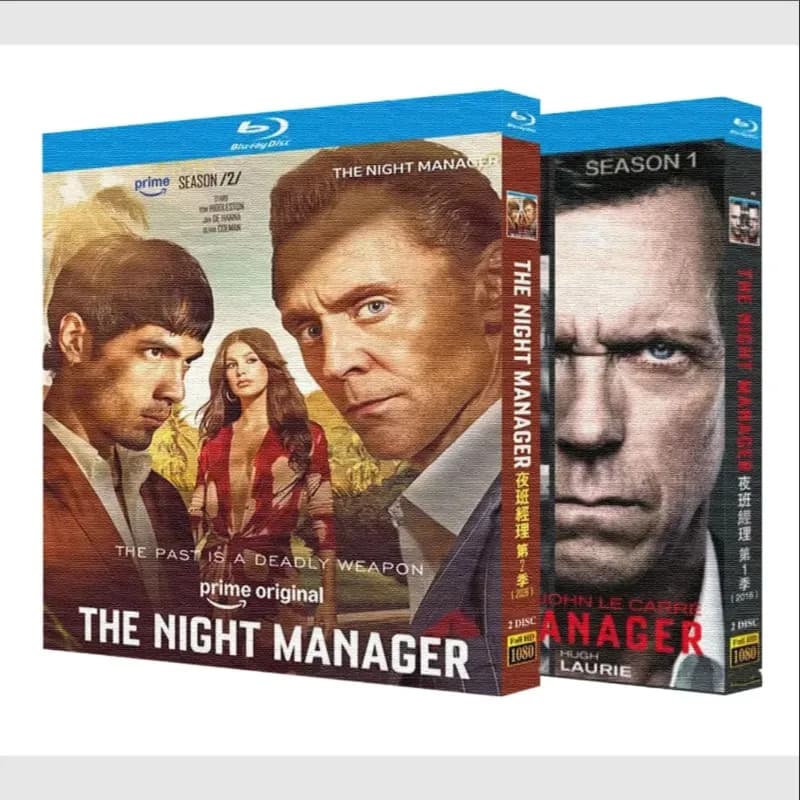 The Night Manager Saison 1-2 : Coffret de 4 disques Blu-ray neufs scellés, haute définition BD