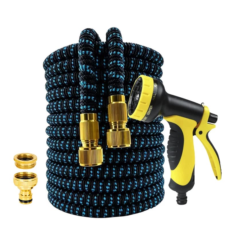 Tuyau d'arrosage extensible magique 25FT-100FT pour jardin, outils d'arrosage quotidiens pour la mai