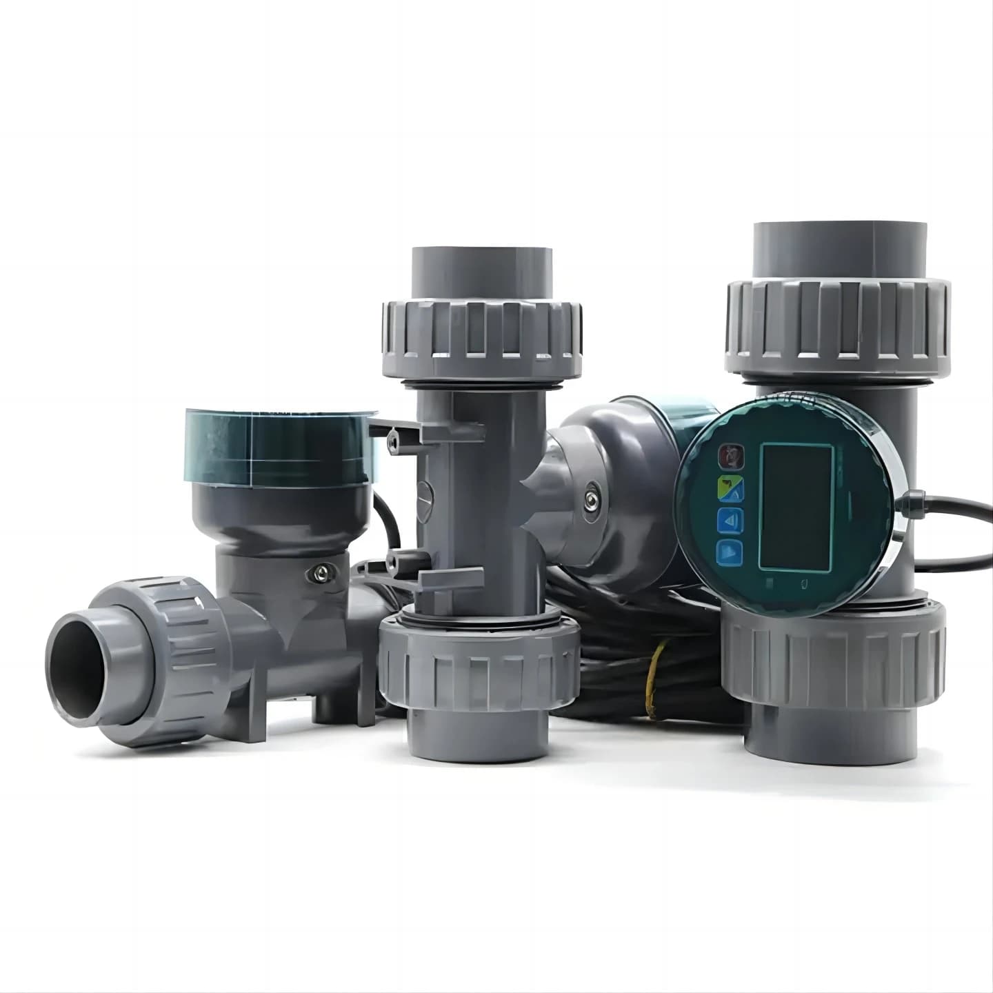 Capteur de débit d'eau numérique, contrôle de transmission de signal à distance, écran LCD, structur