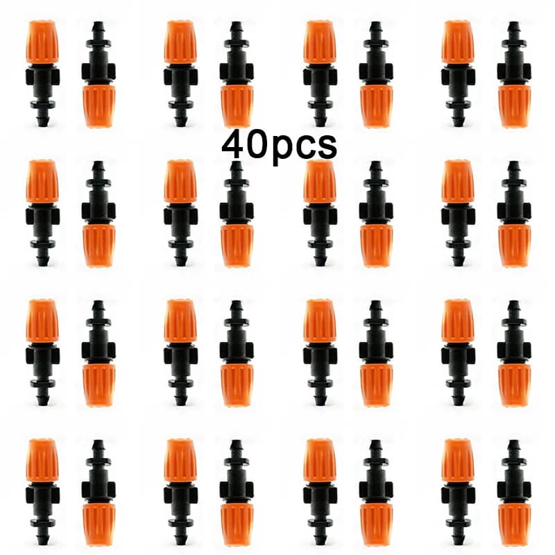 Système d'irrigation goutte-à-goutte réglable 40 pièces avec micro-émetteurs pour l'arrosage de jard