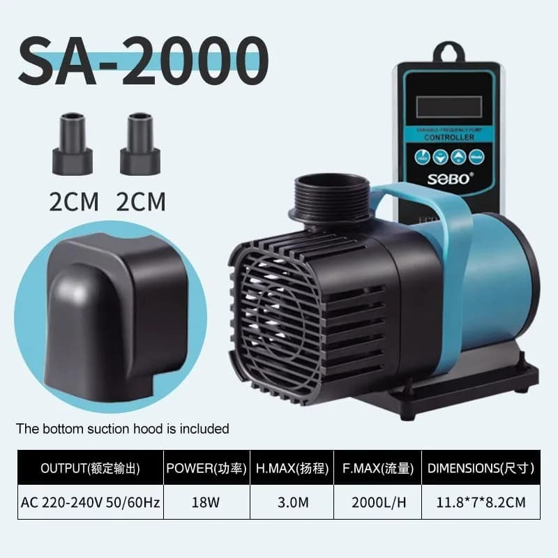 Pompe Submersible Ultra silencieuse AC220V, adaptée à la Filtration d'aquarium, à l'oxygénation et à