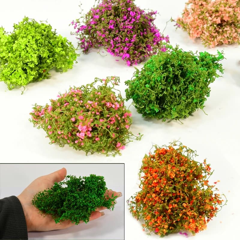 Feuilles de vigne miniatures en fil de coton pour bricolage, micro paysage, accessoire de mise en pa
