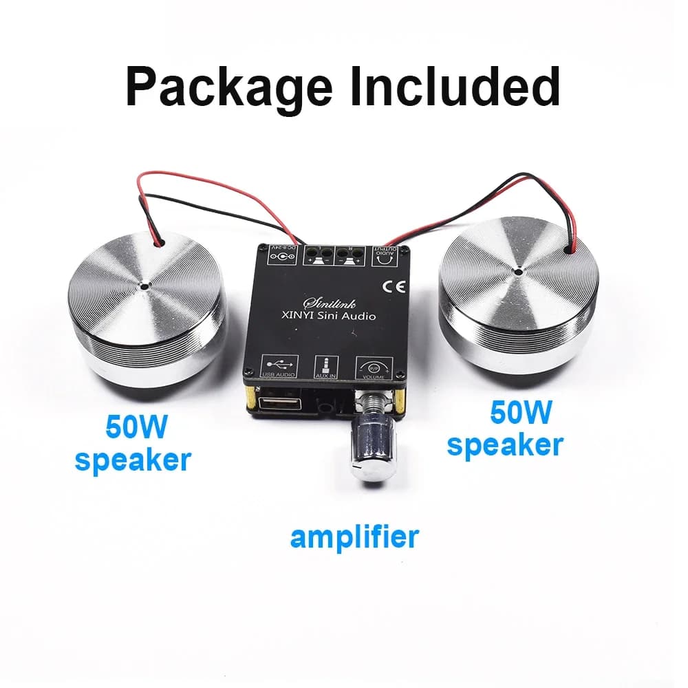 Haut-parleur de vibration portable, Audio stéréo, Système HIFI bricolage, Home cinéma, Basse, Blueto