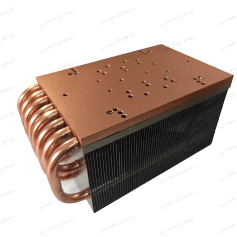 Radiateur en cuivre haute puissance à 8 caloducs, refroidissement par air, puce semi-conductrice IGB