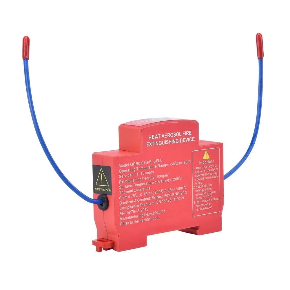 Système automatique d'extinction d'incendie 170 ° Activation automatique et double buse 30G/40G, dur