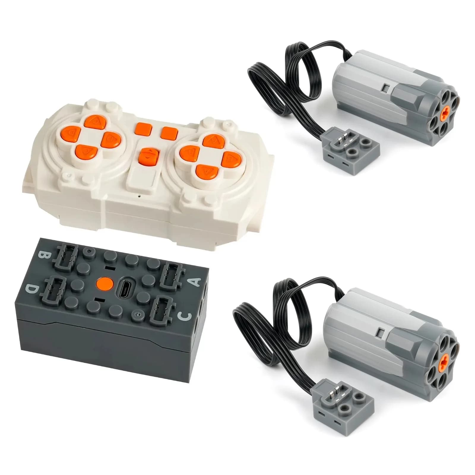 Kit de blocs de construction intelligents programmables par application, avec moteur Servo L M et té