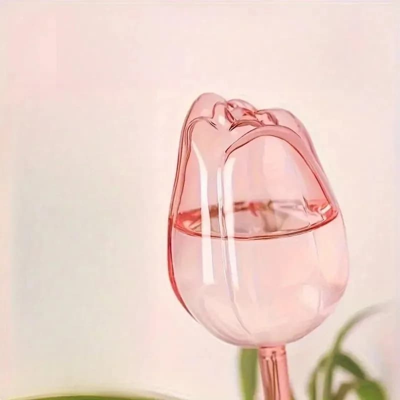 Boules d'arrosage pour plantes tulipes roses, adaptées aux plantes d'intérieur et d'extérieur, goutt