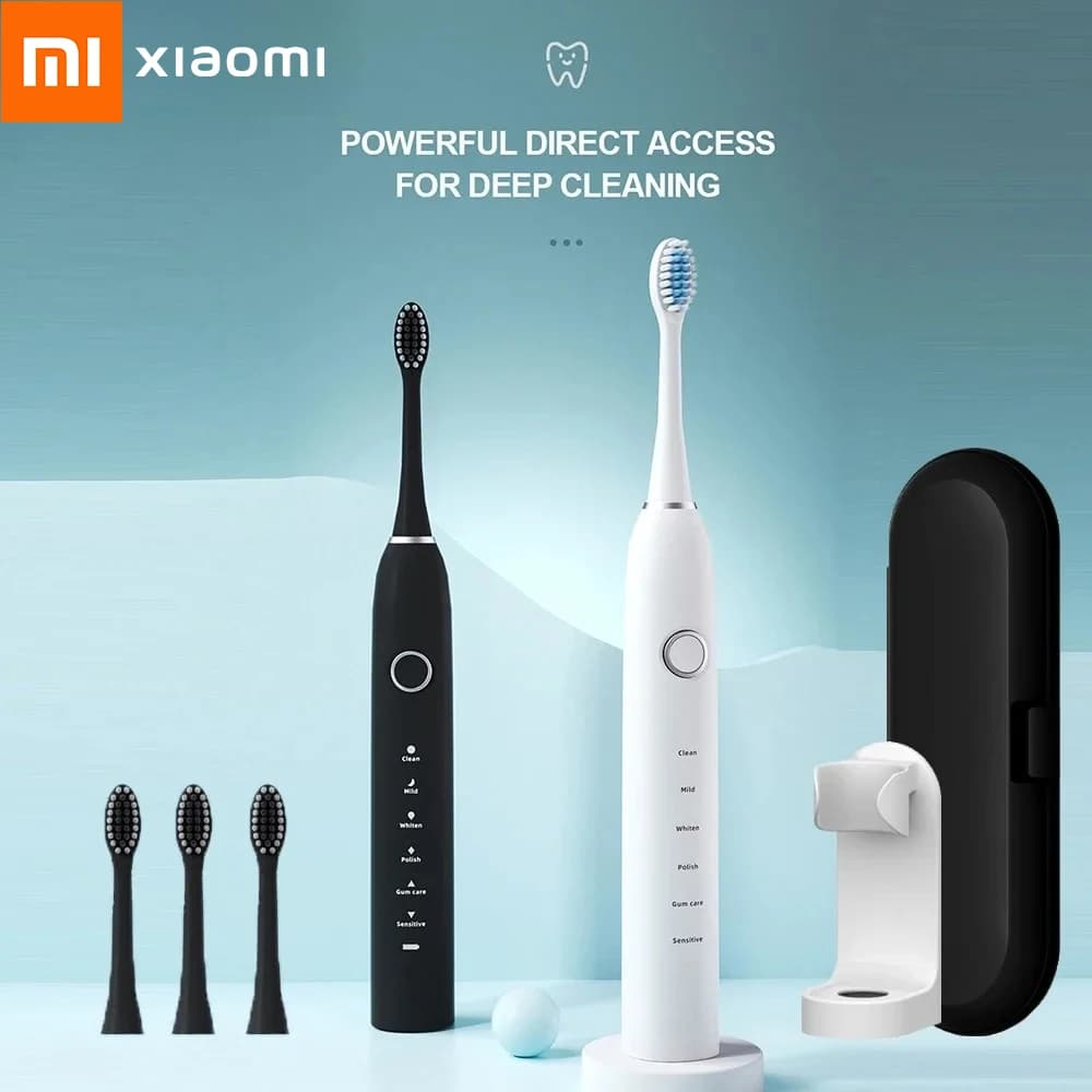 Xiaomi YOUPIN brosse à dents électrique sonique IPX7 Rechargeable intelligente brosse à dents Ultra