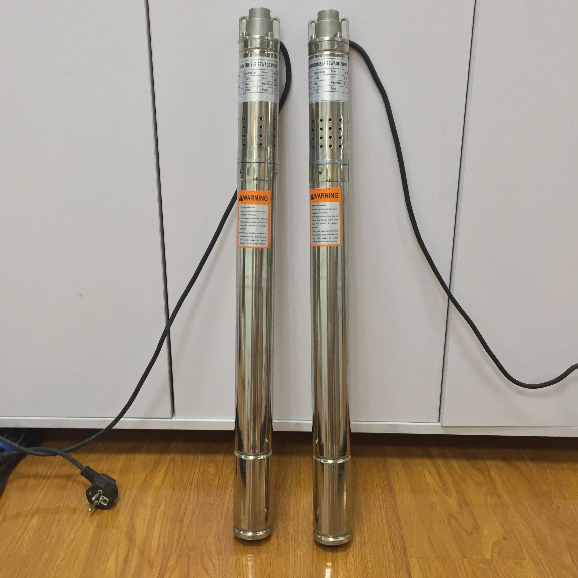 Pompa Submersible 110V 2 pouces de diamètre prix pour 2 dans le boîtier de puits pompe d'irrigation par arroseur haute pression électrique 60Hz Borewell