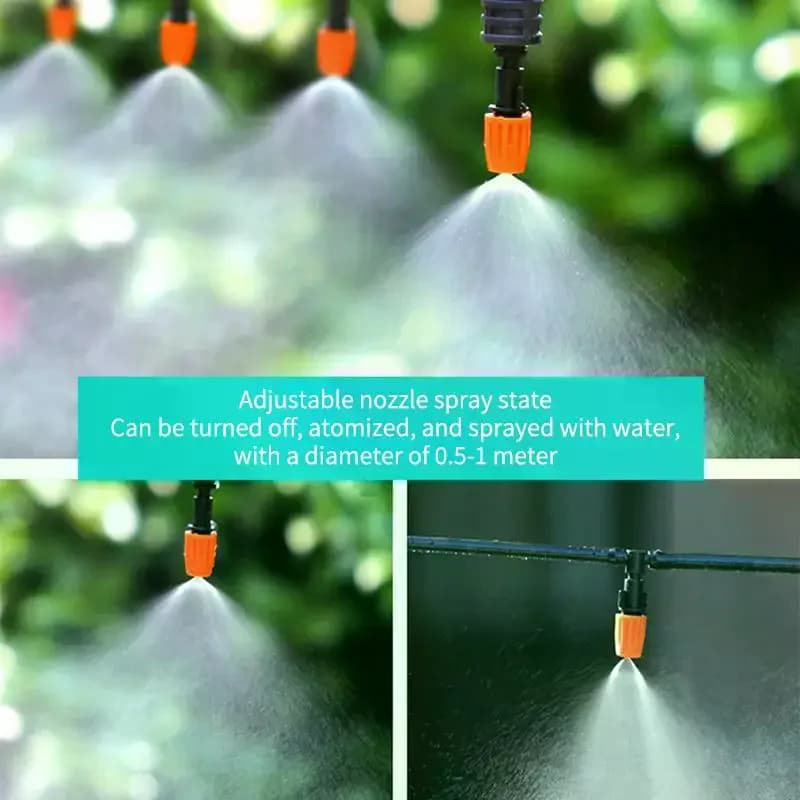 Kit de brumisation suspendu anti-goutte pour tuyaux de 8/11 pouces – Pulvérisateur d'eau brumeuse