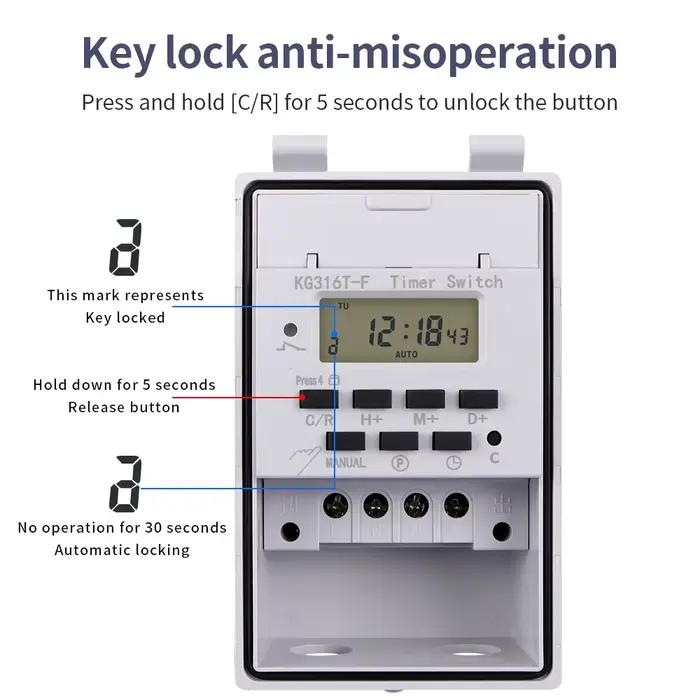 Minuterie numérique électronique programmable