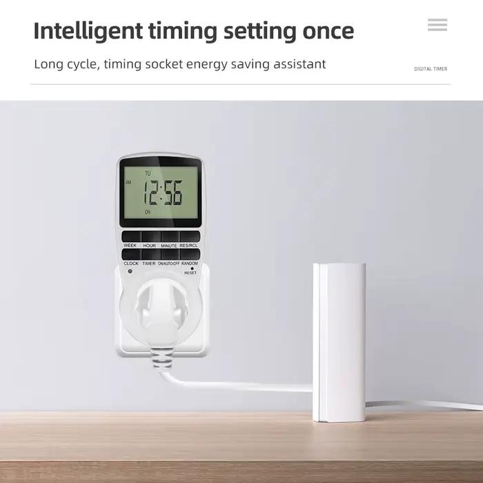 Minuterie numérique interrupteur ue Programmable prise de synchronisation électronique US UK FR AU