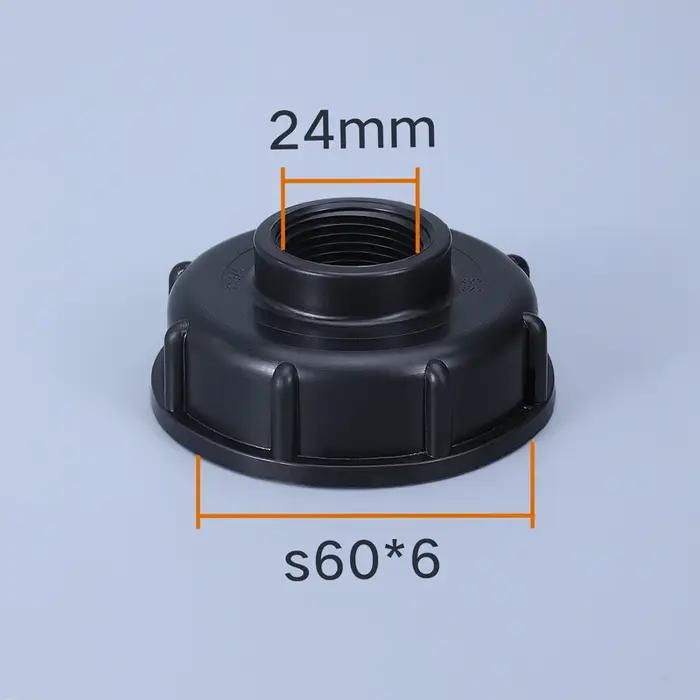 Couvre-vanne en plastique PP pour réservoir d'eau IBC robuste adaptable divers conteneurs occasions jardinage agriculture