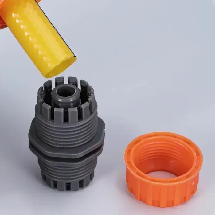 Tuyau d'arrosage de jardin, connecteur rapide en plastique 1/2 "3/4'' 1, adaptateur de Joint à Doubl