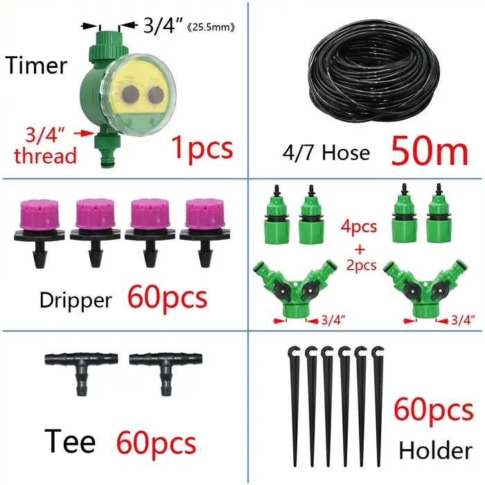 Système d'irrigation goutte-à-goutte 50M-5M