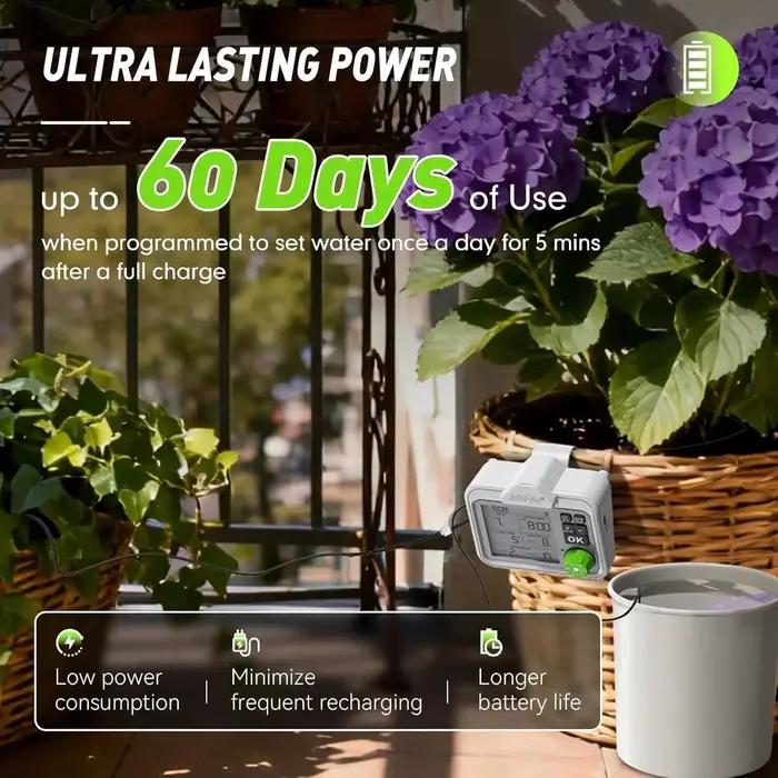 RAINPOINT – abreuvoir automatique pour plantes d'intérieur