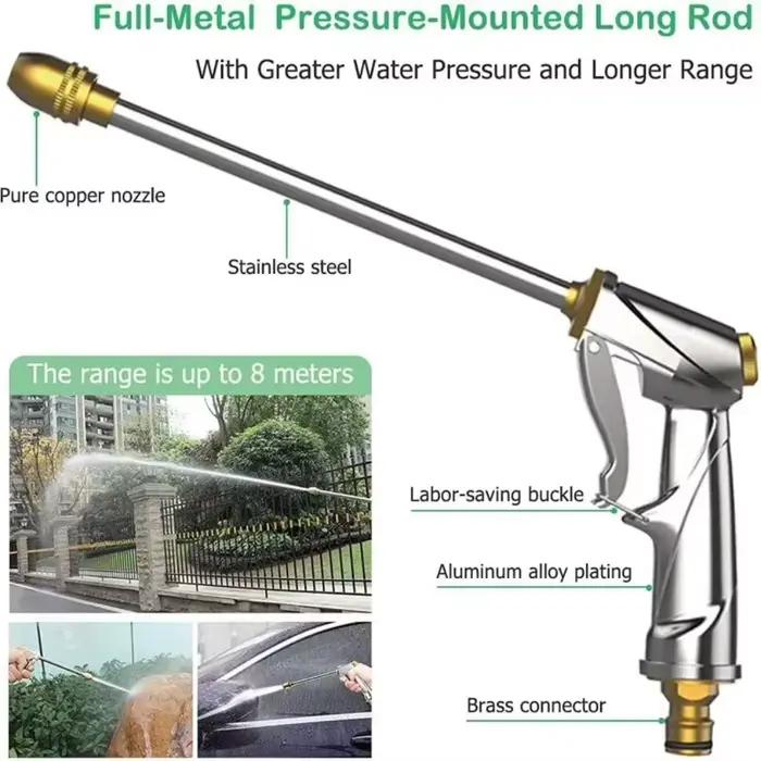 Pulvérisateur de jardin rapide en métal laiton